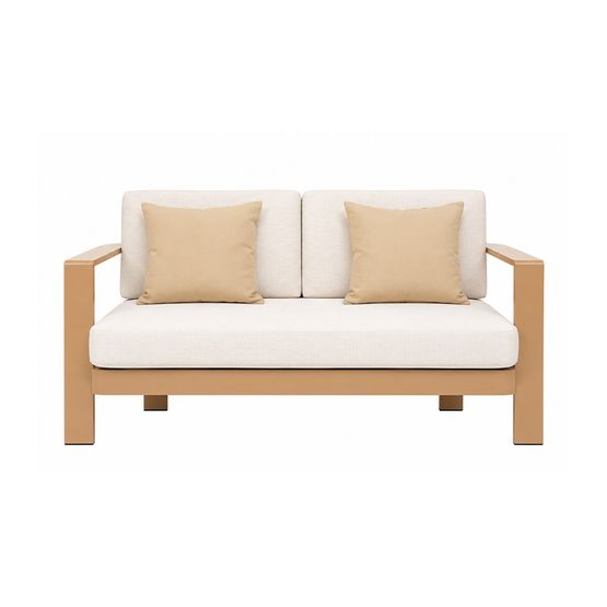 sofa 2p doll crema cafe 1